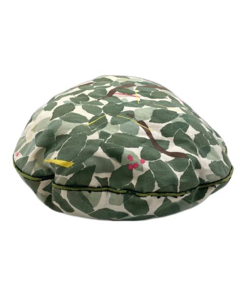 mina perhonen（ミナ ペルホネン）mina perhonen (ミナ ペルホネン) エッグバッグ グリーンの古着・服飾アイテム