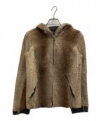 unknownアンノーン）の古着「ラビットファージャケット」｜ブラウン