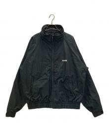 PORT AUTHORITY（ポートオーソリティ）の古着「700FILL ロゴ刺繍 ナイロンジャケット」｜ブラック