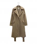 M-premierBLACKエムプルミエブラック）の古着「ラップコート」｜ベージュ