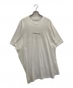 JULIUSユリウス）の古着「ツイストTシャツ」｜ホワイト