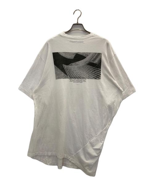 JULIUS（ユリウス）JULIUS (ユリウス) ツイストTシャツ ホワイト サイズ:SIZE 3の古着・服飾アイテム