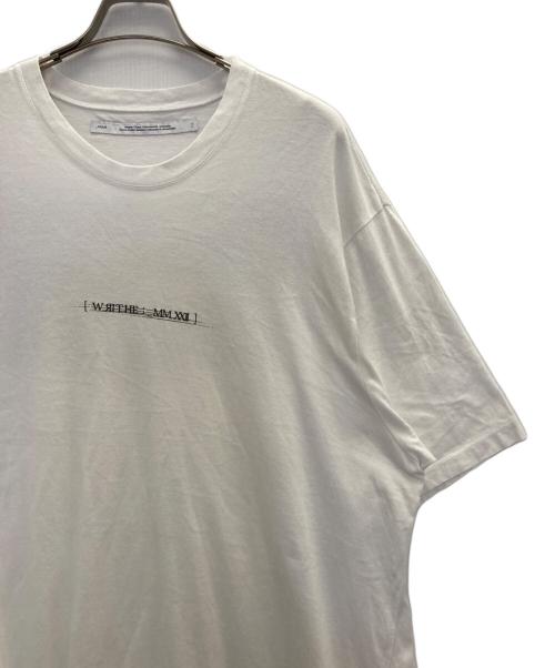 JULIUS（ユリウス）JULIUS (ユリウス) ツイストTシャツ ホワイト サイズ:SIZE 3の古着・服飾アイテム