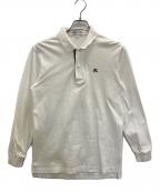 Burberry'sバーバリー）の古着「長袖ポロシャツ」｜ホワイト