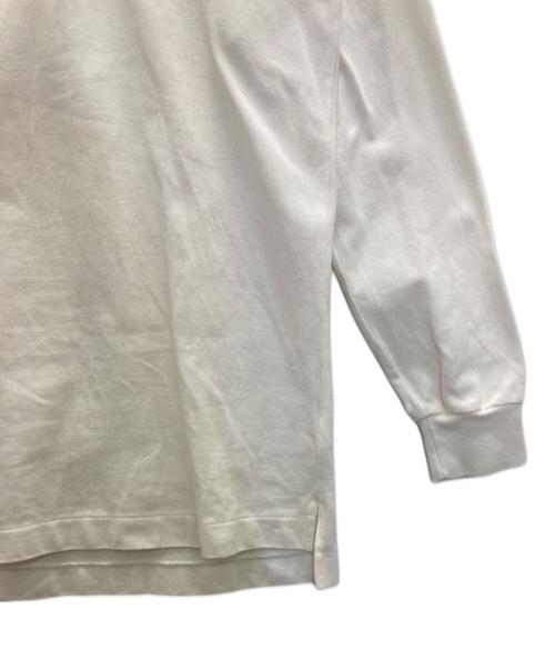 Burberry's（バーバリー）Burberry's (バーバリー) 長袖ポロシャツ ホワイト サイズ:SIZE Lの古着・服飾アイテム