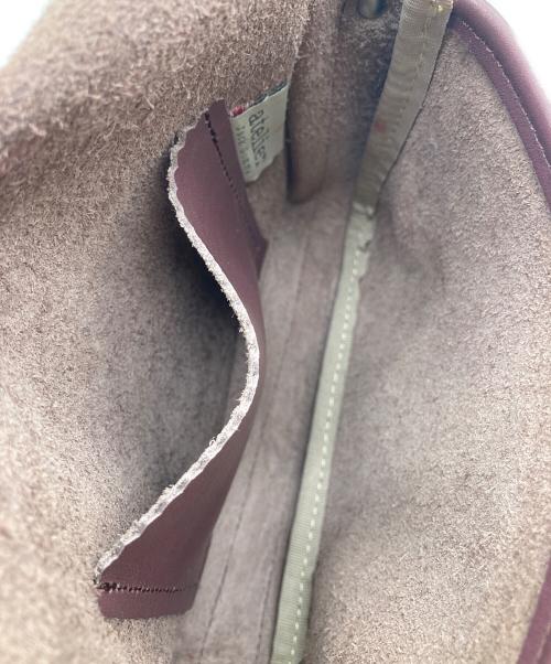 ATELIER Jack Gomme（ジャックゴム）ATELIER JACK GOMME (ジャックゴム) レザーショルダーバッグ ピンクの古着・服飾アイテム