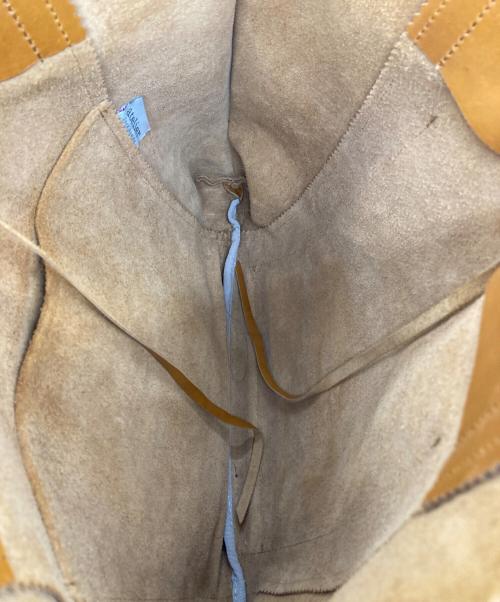 ATELIER Jack Gomme（ジャックゴム）ATELIER JACK GOMME (ジャックゴム) レザートートバッグ ブラウンの古着・服飾アイテム