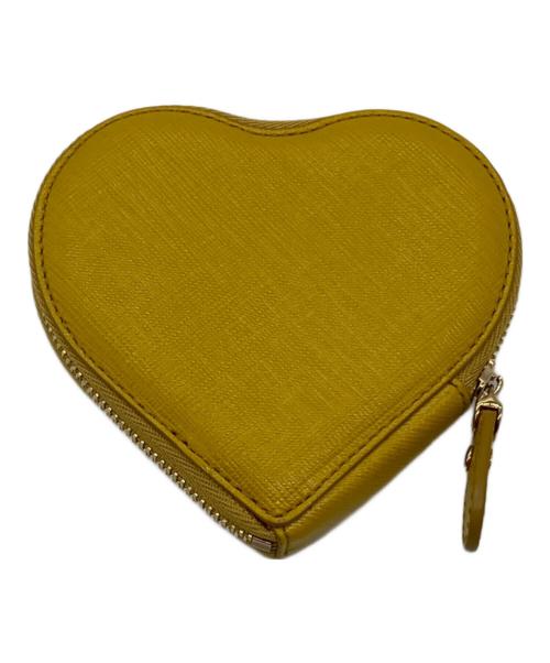 Salvatore Ferragamo（サルヴァトーレ フェラガモ）Salvatore Ferragamo (サルヴァトーレ フェラガモ) ガンチーニハートコインケース イエローの古着・服飾アイテム