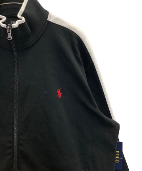 POLO RALPH LAUREN（ポロ・ラルフローレン）POLO RALPH LAUREN (ポロ・ラルフローレン) INTERLOCK TRACK JACKET ブラック サイズ:Ⅼの古着・服飾アイテム