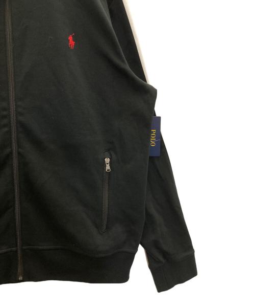 POLO RALPH LAUREN（ポロ・ラルフローレン）POLO RALPH LAUREN (ポロ・ラルフローレン) INTERLOCK TRACK JACKET ブラック サイズ:Ⅼの古着・服飾アイテム
