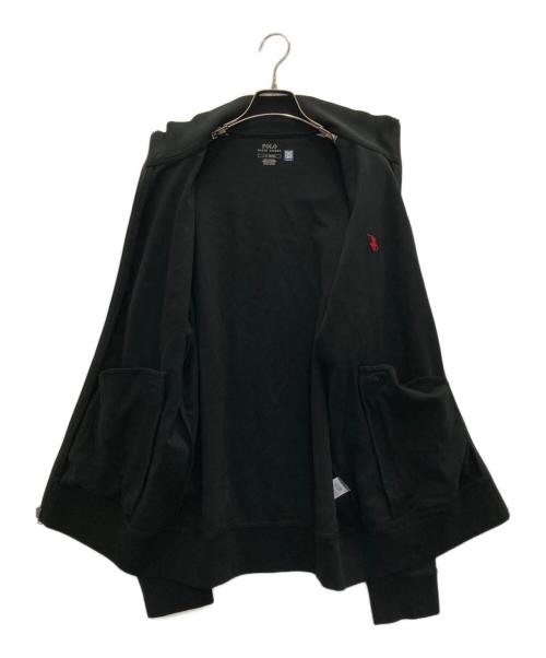 POLO RALPH LAUREN（ポロ・ラルフローレン）POLO RALPH LAUREN (ポロ・ラルフローレン) INTERLOCK TRACK JACKET ブラック サイズ:Ⅼの古着・服飾アイテム