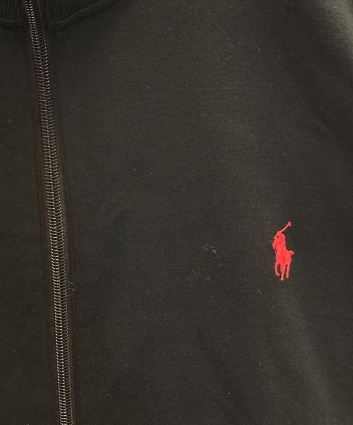 POLO RALPH LAUREN（ポロ・ラルフローレン）POLO RALPH LAUREN (ポロ・ラルフローレン) INTERLOCK TRACK JACKET ブラック サイズ:Ⅼの古着・服飾アイテム
