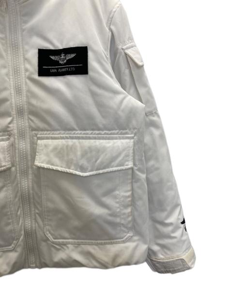 AVIREX（アヴィレックス）AVIREX (アヴィレックス) USMC UTILITY PADDING JACKET ホワイト サイズ:Ⅿの古着・服飾アイテム
