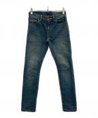 Saint Laurent Parisサンローランパリ）の古着「スキニーデニムパンツ」｜ブルー