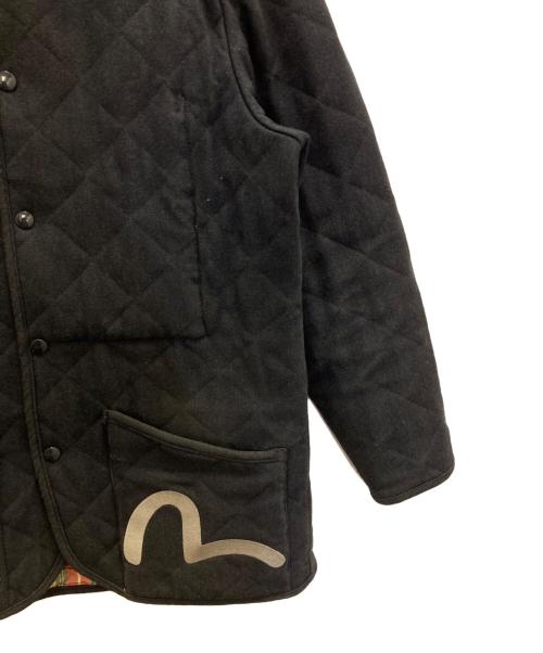 EVISU（エヴィス）EVISU (エヴィス) キルティングジャケット ブラック サイズ:38の古着・服飾アイテム