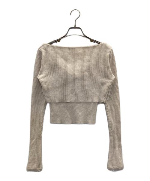 ANDMARY（アンドマリー）andmary (アンドマリー) Brenda lace knit set ベージュ サイズ:FREEの古着・服飾アイテム