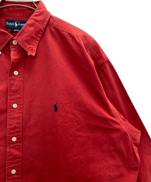 POLO RALPH LAUREN（ポロ・ラルフローレン）POLO RALPH LAUREN (ポロ・ラルフローレン) 90s BLAKE B.D.SHIRTS レッド サイズ:XLの古着・服飾アイテム
