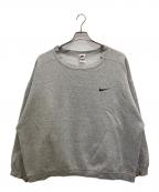 NIKEナイキ）の古着「90s スゥッシュクルーネックスウェット」｜グレー