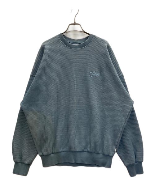 KEBOZ（ケボズ）KEBOZ (ケボズ) ロゴスウェット ブルー サイズ:Ⅿの古着・服飾アイテム