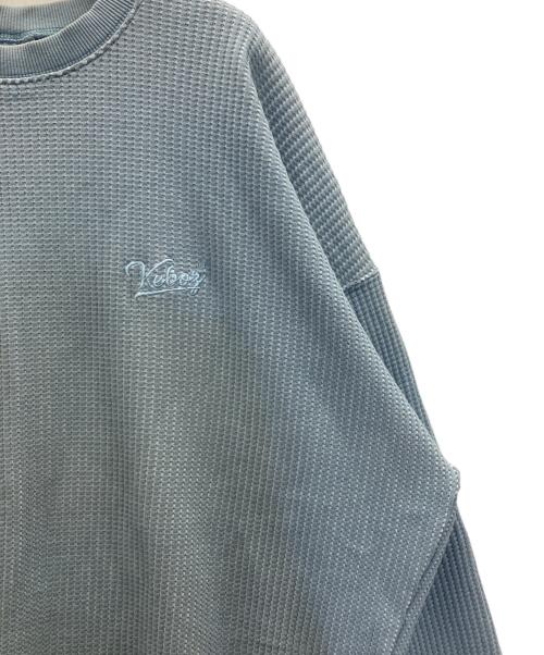 KEBOZ（ケボズ）KEBOZ (ケボズ) ロゴスウェット ブルー サイズ:Ⅿの古着・服飾アイテム
