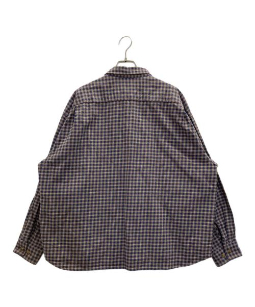 KEBOZ（ケボズ）KEBOZ (ケボズ) チェックシャツ ブラウン サイズ:Sの古着・服飾アイテム