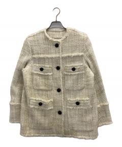 中古・古着通販】IENA (イエナ) Marin Tweed ジャケット ネイビー
