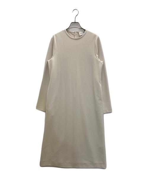 martinique（マルティニーク）martinique (マルティニーク) ジョーゼットジャージ ードレス ホワイト サイズ:1の古着・服飾アイテム