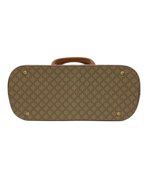 CELINE（セリーヌ）CELINE (セリーヌ) ホワイトマカダム2Wayバッグ ベージュの古着・服飾アイテム