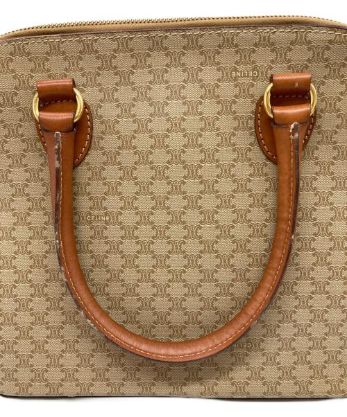 CELINE（セリーヌ）CELINE (セリーヌ) ホワイトマカダム2Wayバッグ ベージュの古着・服飾アイテム