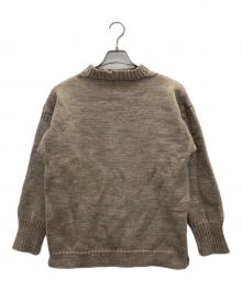 LeTricoteur（ル トリコチュール）の古着「ガンジーセーター」｜ベージュ