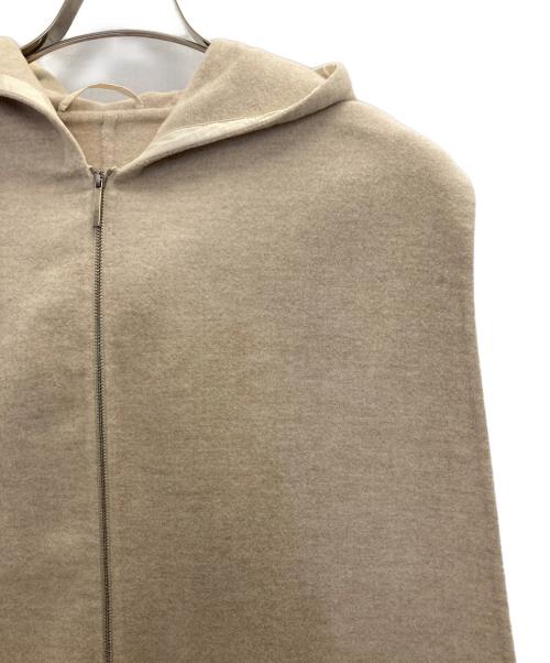 'S Max Mara（エスマックスマーラ）'S Max Mara (エスマックスマーラ) ダブルジップフーデッドロングジレ ベージュ サイズ:38の古着・服飾アイテム