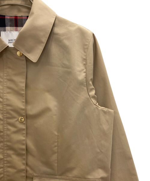 MACKINTOSH PHILOSOPHY（マッキントッシュ フィロソフィー）MACKINTOSH PHILOSOPHY (マッキントッシュ フィロソフィー) パッチポケットショートブルゾン」 ベージュ サイズ:36の古着・服飾アイテム