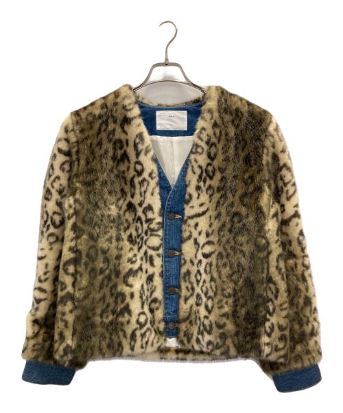 TOGA PULLA（トーガ プルラ）TOGA PULLA (トーガ プルラ) デニムドッキングフェイクファーJKT ベージュ サイズ:36の古着・服飾アイテム