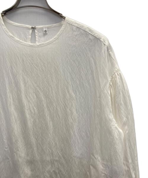 BEARDSLEY（ビアズリー）BEARDSLEY (ビアズリー) ギャザーカフスシャツ ホワイト サイズ:FREEの古着・服飾アイテム