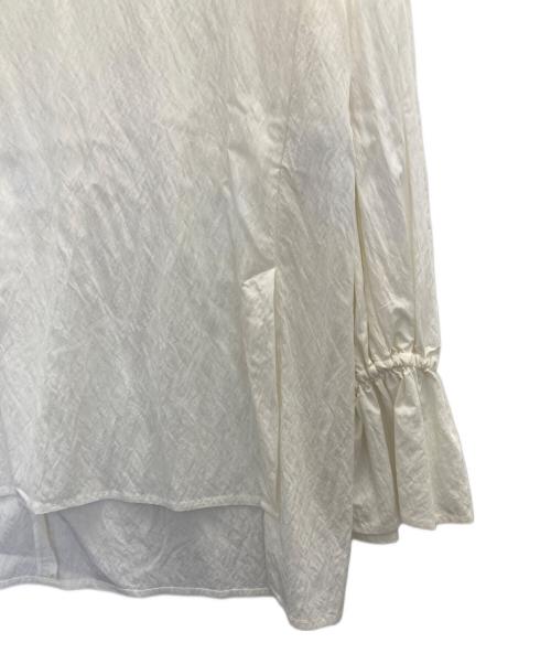 BEARDSLEY（ビアズリー）BEARDSLEY (ビアズリー) ギャザーカフスシャツ ホワイト サイズ:FREEの古着・服飾アイテム