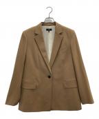 theoryセオリー）の古着「TRACEABLE WOOL OS SB JKT/トレーサブル ウール オーエス エスビー ジャケット」｜ブラウン