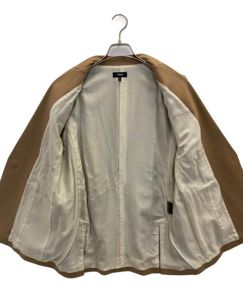 theory（セオリー）theory (セオリー) TRACEABLE WOOL OS SB JKT/トレーサブル ウール オーエス エスビー ジャケット ブラウン サイズ:2の古着・服飾アイテム