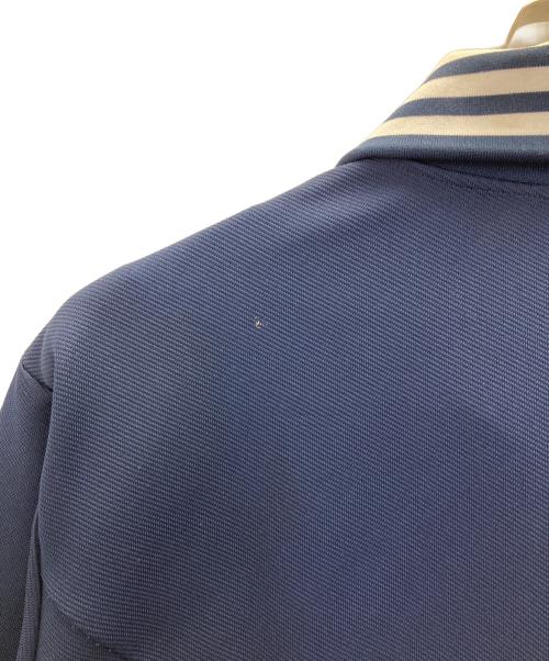 adidas（アディダス）adidas (アディダス) BEAUTY&YOUTH (ビューティーアンドユース) RETRO COLLAR TJ ネイビー サイズ:Ⅼの古着・服飾アイテム