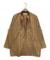 SUMI STYLE（スミ スタイル）の古着「紐付きストライプシャツ」｜ベージュ