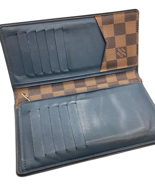 LOUIS VUITTON（ルイ ヴィトン）LOUIS VUITTON (ルイ ヴィトン) 長財布 ブラウン×ネイビーの古着・服飾アイテム