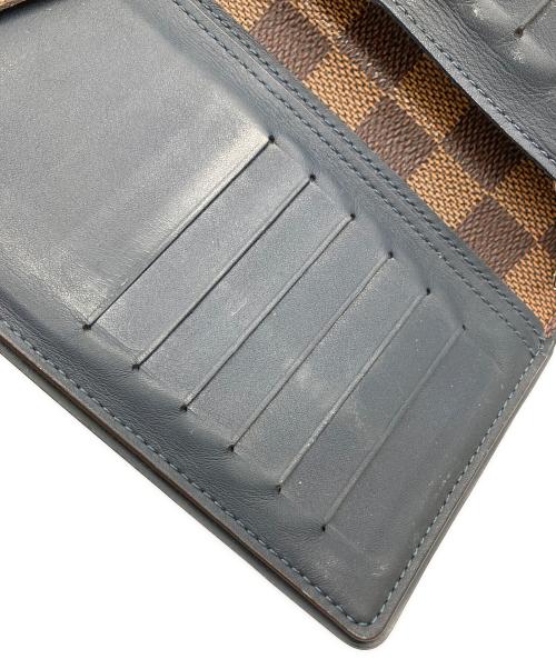 LOUIS VUITTON（ルイ ヴィトン）LOUIS VUITTON (ルイ ヴィトン) 長財布 ブラウン×ネイビーの古着・服飾アイテム
