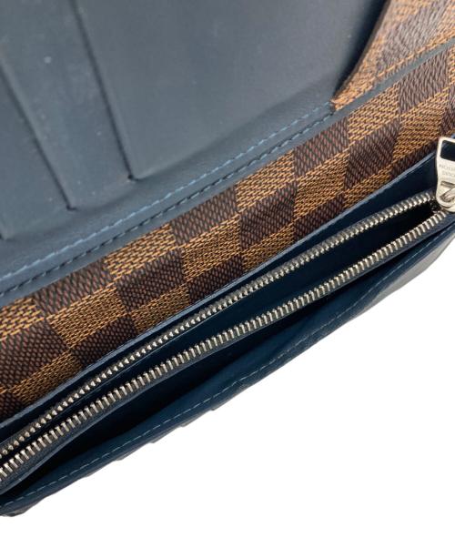 LOUIS VUITTON（ルイ ヴィトン）LOUIS VUITTON (ルイ ヴィトン) 長財布 ブラウン×ネイビーの古着・服飾アイテム