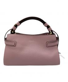 LORISTELLA（ロリステッラ）の古着「サイドベルトトートバッグS」｜ピンク