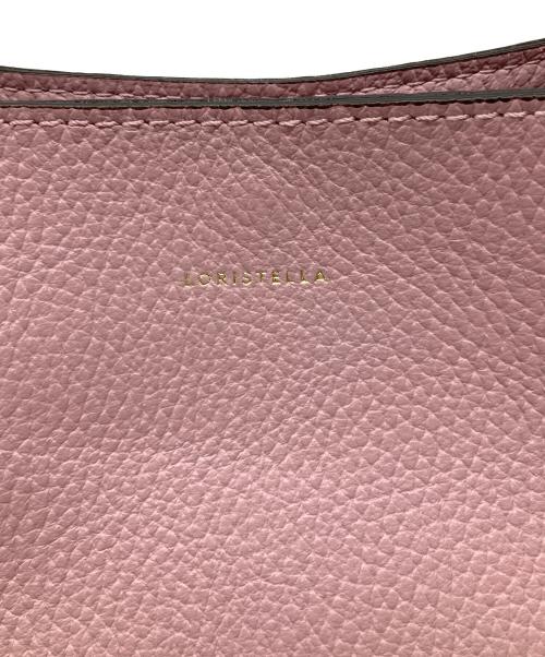 LORISTELLA（ロリステッラ）LORISTELLA (ロリステッラ) サイドベルトトートバッグS ピンクの古着・服飾アイテム