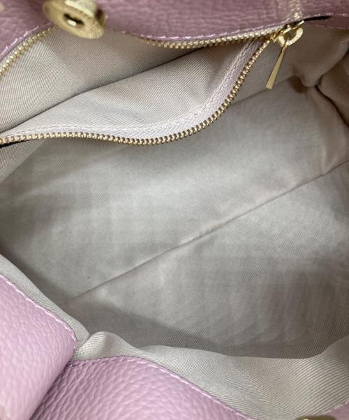 LORISTELLA（ロリステッラ）LORISTELLA (ロリステッラ) サイドベルトトートバッグS ピンクの古着・服飾アイテム