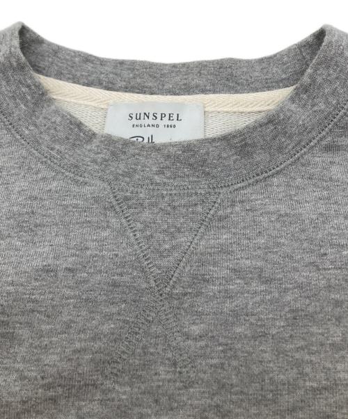 SUNSPEL（サンスペル）SUNSPEL (サンスペル) Ron Herman (ロンハーマン) 別注クルーネックスウェット グレー サイズ:Ⅿの古着・服飾アイテム