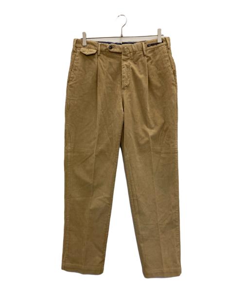 PT01（ピーティーゼロウーノ）PT01 (ピーティーゼロウーノ) コーデュロイパンツ ブラウン サイズ:48の古着・服飾アイテム