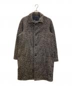 HERNOヘルノ）の古着「中綿ツイードコート」｜ブラック