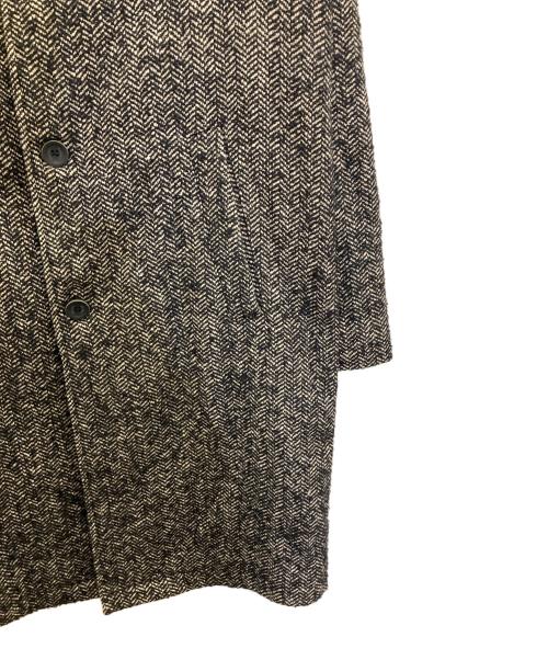 HERNO（ヘルノ）HERNO (ヘルノ) 中綿ツイードコート ブラック サイズ:46の古着・服飾アイテム