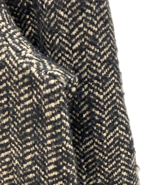 HERNO（ヘルノ）HERNO (ヘルノ) 中綿ツイードコート ブラック サイズ:46の古着・服飾アイテム